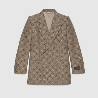 Maxi Horsebit cotton jacket