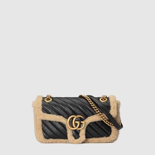 Borsa a spalla GG Marmont misura piccola
