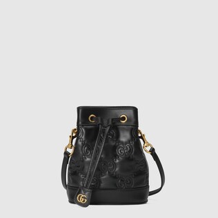 Sac seau en cuir GG Matelassé