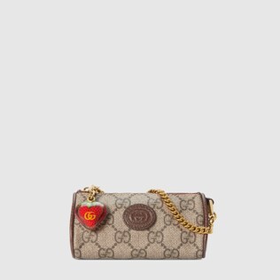 Coin purse with Double G strawberry