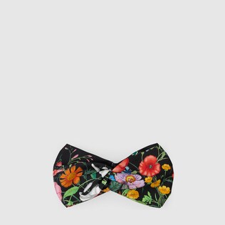 Flora print silk headband