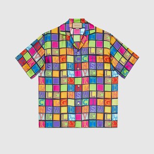 Silk twill shirt