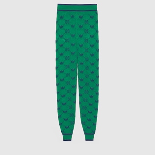 Pantalon de jogging en jacquard de laine adidas x Gucci