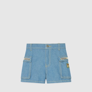 Children's Oxford cotton Bermuda