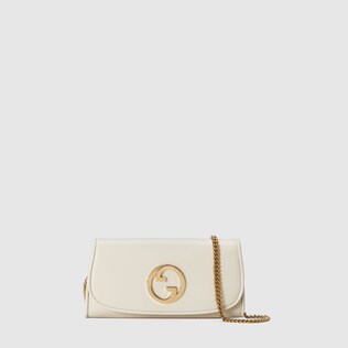 Cartera continental Gucci Blondie con cadena