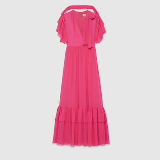 Abito in georgette di seta