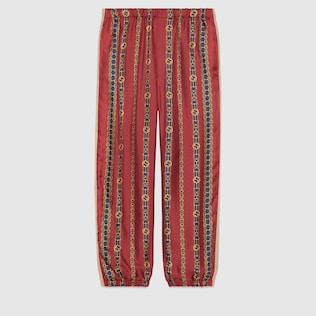 بنطال من الحرير من مجموعة Gucci Nojum