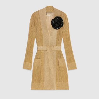 Gucci Nojum lurex viscose cardigan