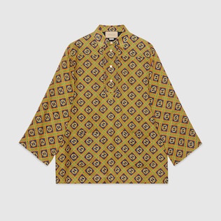 قميص من الكتّان من مجموعة Gucci Nojum