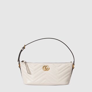 GG Marmont Schultertasche aus Matelassé-Leder