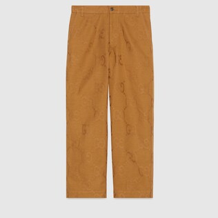 GG jacquard cotton trouser