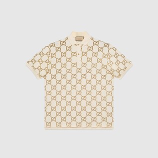 Gucci Nojum cotton piquet polo shirt
