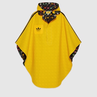 Manteau cape réversible adidas x Gucci
