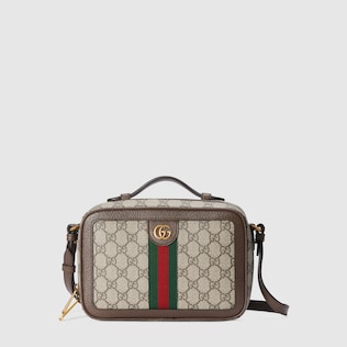 Ophidia small shoulder bag with Web