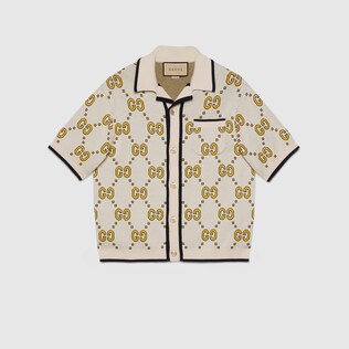 GG cotton bowling shirt