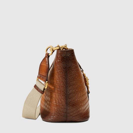 jackie crocodile shoulder bag