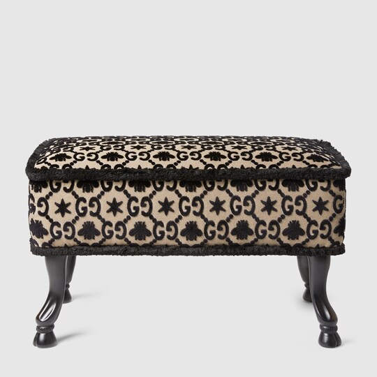 Gucci GG jacquard stool. 2 Gucci GG jacquard stool. 2