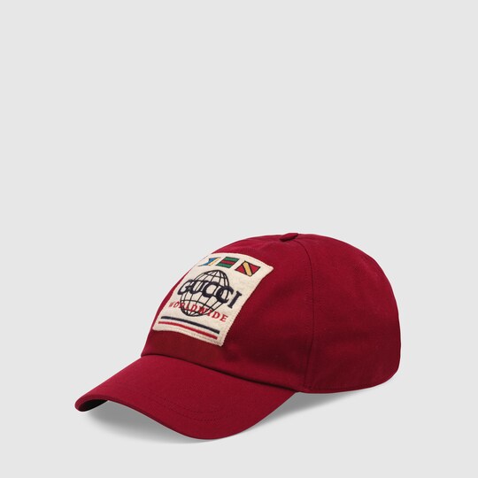 Gucci Baseball hat with Gucci Worldwide patch. 2 Gucci Baseball hat with Gucci Worldwide patch. 2