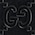 Schwarzes Leder Gucci Signature