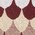 laine rouge foncé