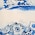 Porcelain garden print silk crêpe de Chine