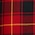Red and black bonded wool tartan