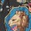 grotesque garden print silk