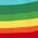 rainbow striped wool