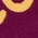 purple/yellow wool silk