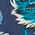 stampa animali blu