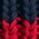 navy/red cotton