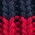 cotone rosso e blu navy