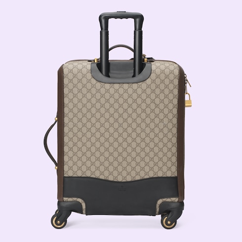 Gucci Savoy Small Cabin Trolley In Beige And Ebony Supreme GUCCI NL