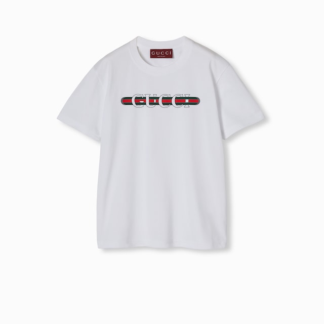 コットンジャージー プリント Tシャツ