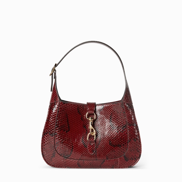 Сумка на плечо Gucci Jackie из кожи питона