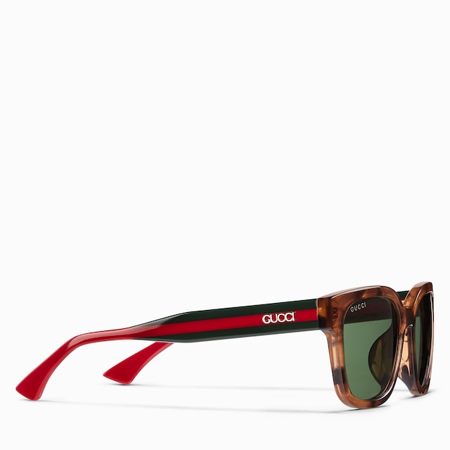 Low nose bridge fit square sunglasses