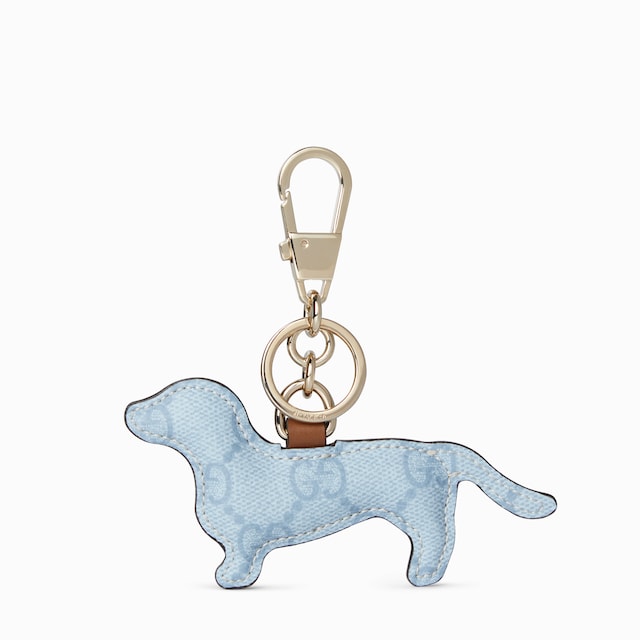 Dog-shaped bag charm
