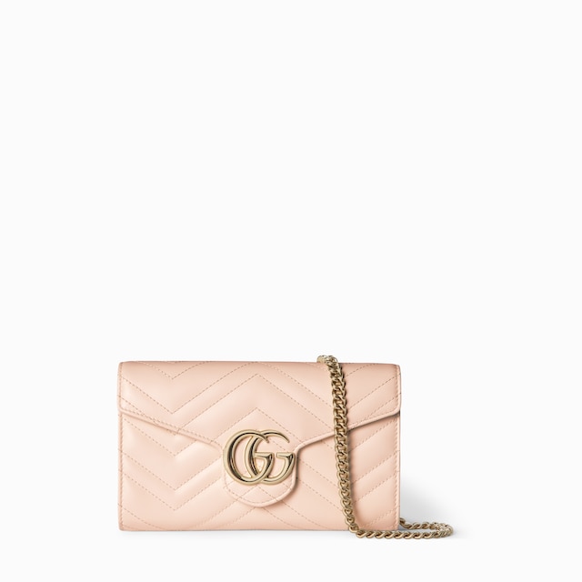 GG Marmont wallet on chain