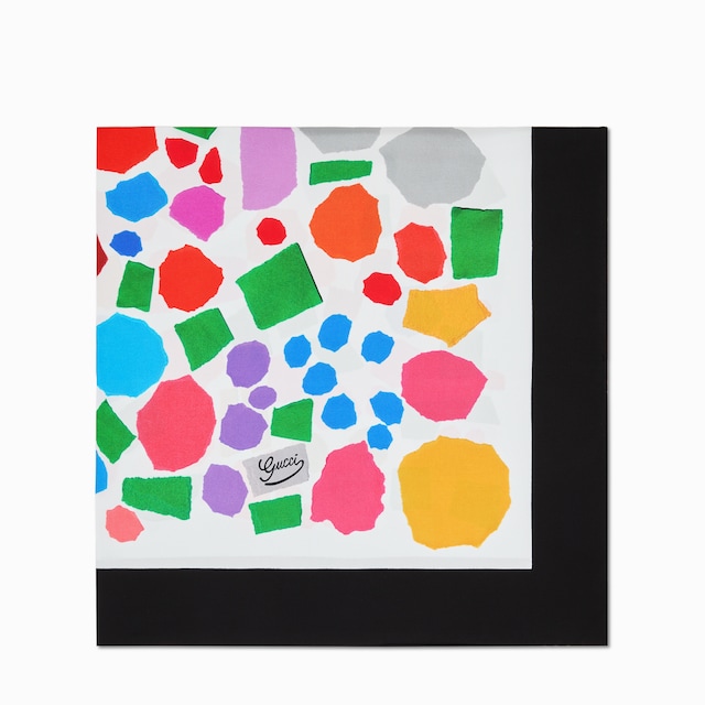 90 x 90 project printed silk carré