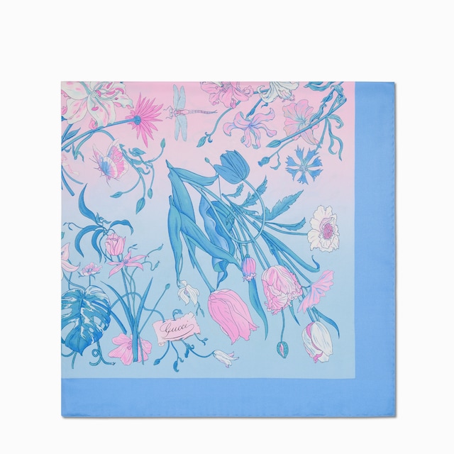 90 x 90 project printed silk carré