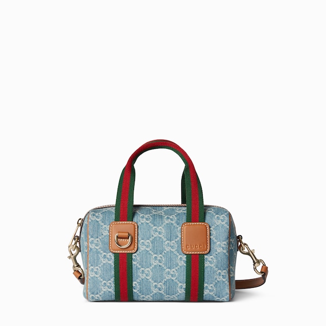 GUCCI ミニボストンバッグ インターロッキングミニボストンバッグ ブラック ヴィンテージ