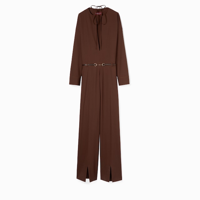 【関税＆送料込み】Gucci Long Wool Jumpsuit Gucci - Long wool jumpsuit black - The Corner