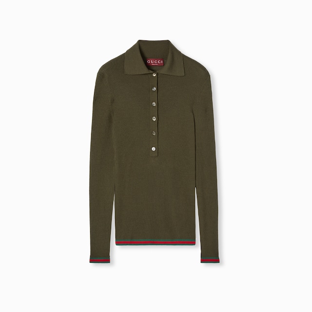 ⭐︎最終お値下げ　美品グッチ　レディース　ポロシャツ⭐︎ jkt-11847_001.jpg