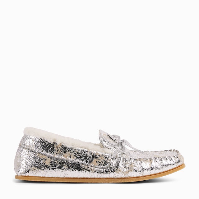 Women's driver loafer with merino wool lining