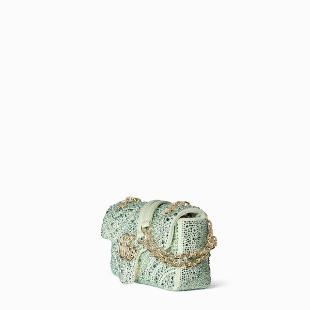 GG Marmont crystals small shoulder bag