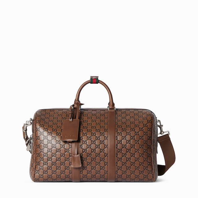 〔GGエンブレム〕ミディアム ダッフルバッグ