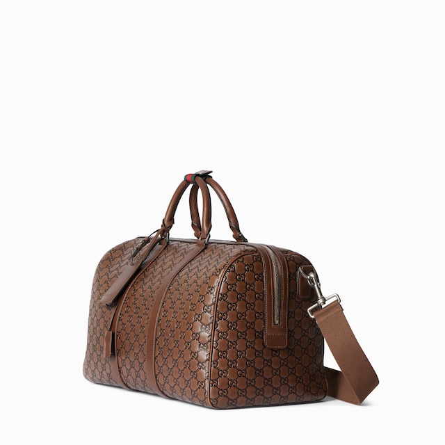 〔GGエンブレム〕ミディアム ダッフルバッグ