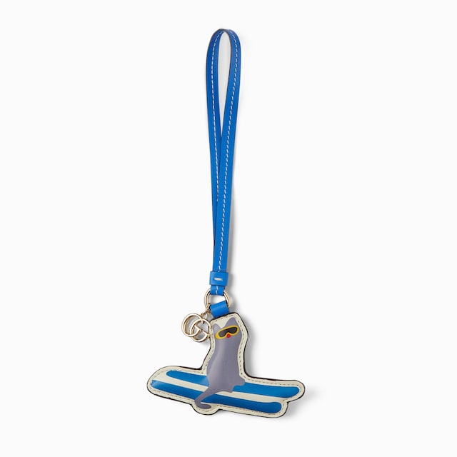 Bear-shaped bag charm