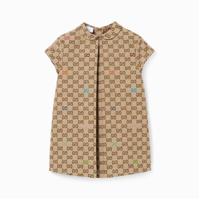Children's GG canvas dress
