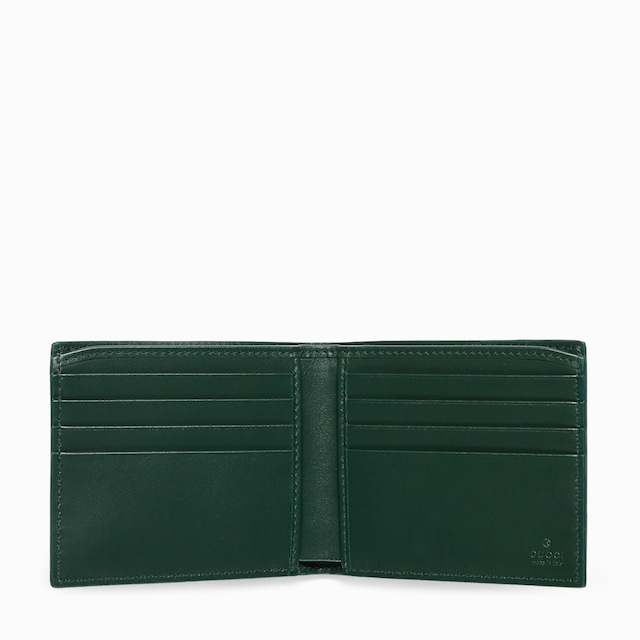 Portefeuille à rabat intérieur vert